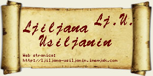 Ljiljana Usiljanin vizit kartica